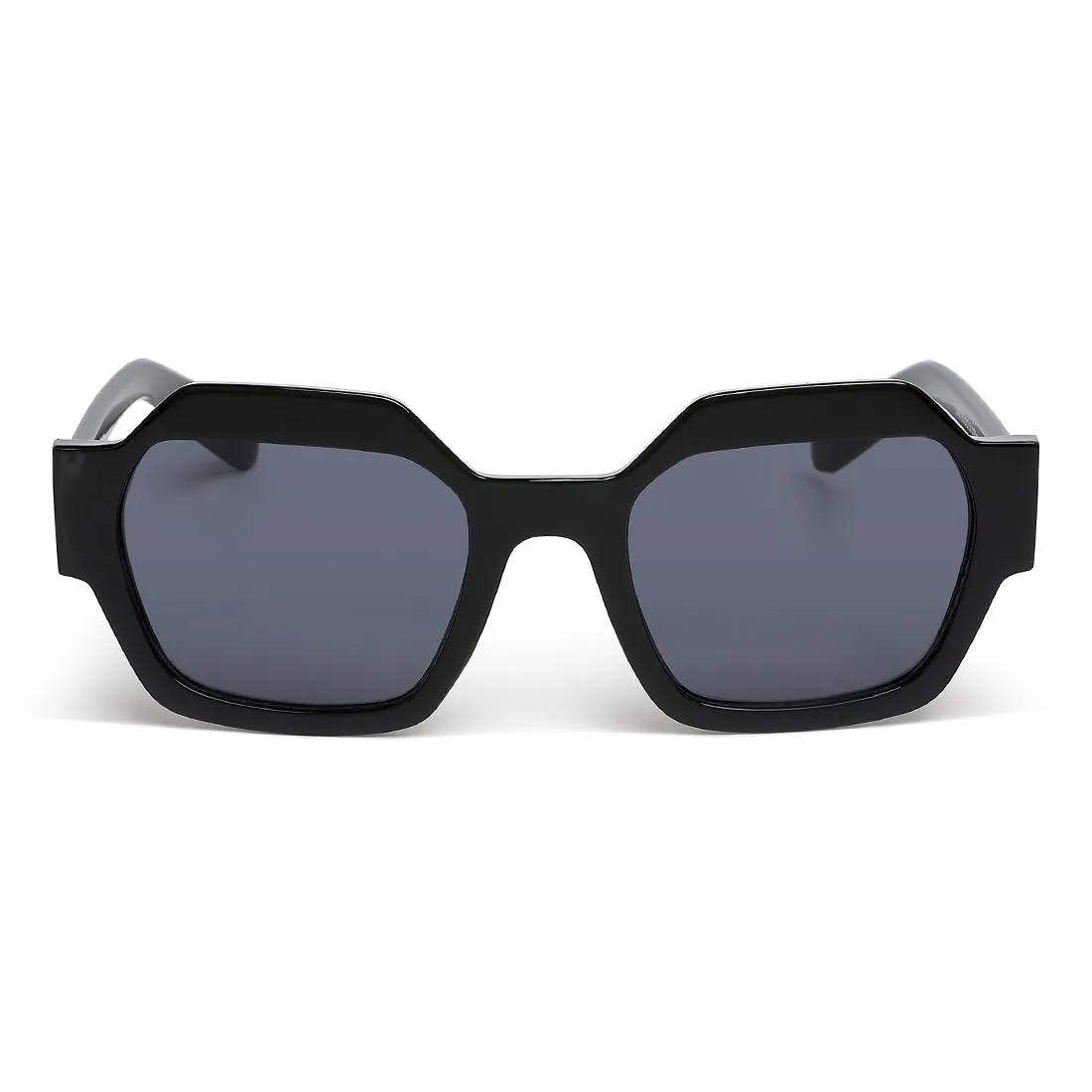 Bold Bevel Square Sunglasses